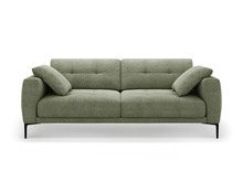 Sofa Micadoni Home Bemy, 230 x 102 x 86 cm, 4-kohaline, tume oliivroheline