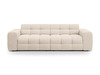 Diivan Micadoni Kendal, 255 x 103 x 79 cm, 4-kohaline, beež