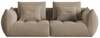 Mooduldiivan Micadoni Bloom Velvet, 332 x 106 x 95 cm, Casino Taupe, helepruun