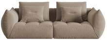 Mooduldiivan Micadoni Bloom Velvet, 332 x 106 x 95 cm, Casino Taupe, helepruun
