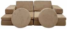 Diivanvoodi Atelier Del Sofa Puzzle, 70 x 140 x 46 cm, pruun