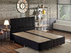 Voodi Asir Ela Double, 140 x 190 cm, must