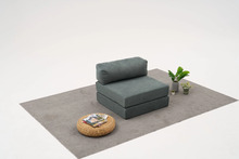 1-kohaline diivan Hanah Home Komfortas, 95 x 75 x 95 cm, roheline