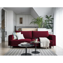 Diivan Nore Dalia Velvetmat 30, 95 x 260 x 90 cm, punane