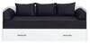 Diivanvoodi Black Red White Tetrix, 200.5 x 79 x 73 cm, valge/grafiit