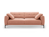Sofa Micadoni Home Bemy, 230 x 102 x 86 cm, 4-kohaline, roosa