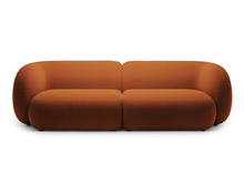 Mooduldiivan Micadoni Home Kate, 243 x 99 x 76 cm, 4-kohaline, terrakota