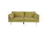 Diivan Ventraa Home Boom, 203 x 90 cm, roheline velvet, 3-kohaline