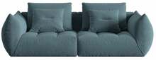 Mooduldiivan Micadoni Bloom Velvet, 332 x 106 x 95 cm, Casino Dark Blue, sinine