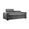 Diivanvoodi Home4You Kingston, 3-kohaline, tumehall
