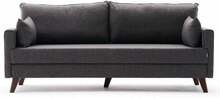 Diivanvoodi Hanah Home Bella, 81 x 208 x 85 cm, antratsiit