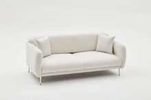 Diivanvoodi Hanah Home Simena, 95 x 210 x 80 cm, kreem
