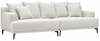 Diivan Home4you Magnolia, 96 x 264 x 76 cm, 4-kohaline, helebeež