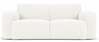 Diivan Micadoni Home Molino, 95 x 170 x 72 cm, valge, 2-kohaline