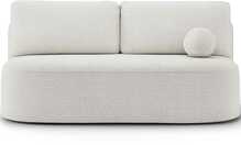 Diivanvoodi Eltap Lilana Royal 01, 193 x 96 x 93 cm, valge