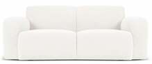 Diivan Micadoni Home Molino, 95 x 170 x 72 cm, valge, 2-kohaline