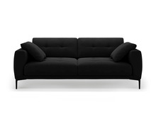 Sofa Micadoni Home Bemy, 230 x 102 x 86 cm, 4-kohaline, must