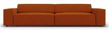 Diivan Micadoni Home Jodie 4-kohaline, 244 x 102 x 70 cm, Megan 357, oranž