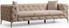 Diivan Hanah Home Como, 237 x 90 x 73 cm, helepruun (Ecru), 3-kohaline