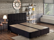 Voodi Hanah Home Ela Double, 150 x 200 cm, must