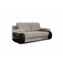 Diivan Eltap Laura Berlin 01, 200 x 202 x 84 cm, hall/must