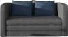 Diivan Eltap Neva Soro 93, 70 x 132 x 65 cm, sinine/tumehall