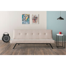 Diivanvoodi Hanah Home Zola, 55 x 180 x 78 cm, kreemjas