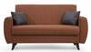 Diivanvoodi Hanah Home Alkon, 158 x 77 x 86 cm, punane