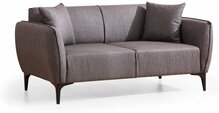 Diivan Hanah Home Belissimo, 180 x 95 x 67 cm, tumehall, 2-kohaline