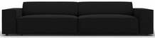 Diivan Micadoni Home Jodie Structured 4 Seats, 244 x 102 x 70 cm, Megan 368, must