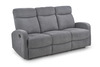 Diivan Halmar Oslo 3S, recliner, tumehall