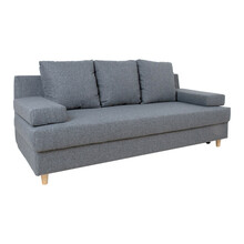 Diivanvoodi Home4you Vella, 195 x 92 x 76 cm, pesukastiga, hall
