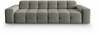 Diivan Micadoni Home Kendal Velvet 4 Seats, 255 x 103 x 79 cm, Magic Velvet 2241, tumehall