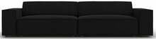 Diivan Micadoni Home Jodie 4-kohaline, 244 x 102 x 70 cm, Bluvel 19, must