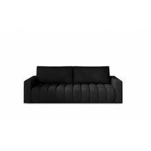 Diivan Nore Lazaro, 97 x 247 x 92 cm, must, panipaigaga