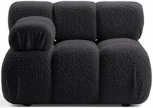 Mooduldiivan Micadoni Bellis Rolf 8, 94 x 94 x 70 cm, grafiit, vasak