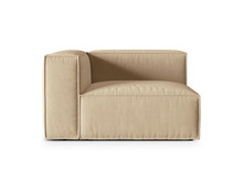 Mooduldiivan Micadoni Home Nuria, 125 x 110 x 72 cm, pruun