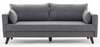 Diivan Bella, 3-kohaline, 208 x 81 x 85 cm, hall, Artie / Hanah Home / Balcab Home / Kalune Design / Atelier Del Sofa