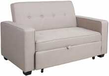 Diivanvoodi Home4you Feya, 146 x 86 x 88 cm, beež