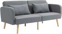 Diivanvoodi Homcom, 2-kohaline, 170 x 83 x 80 cm, hall