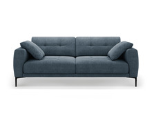 Sofa Micadoni Home Bemy, 230 x 102 x 86 cm, 4-kohaline, tumesinine