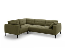 Nurgadiivan Micadoni Home Bemy, 290 x 200 x 86 cm, 4-kohaline, roheline, vasakpoolne