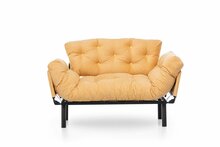 Diivanvoodi Hanah Home Nitta, 155 x 85 x 73 cm, kollane