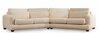 Diivan Hanah Home River 4, 105 x 330 x 90 cm, 4-kohaline, vasakpoolne, helepruun