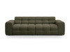 Diivan Micadoni Kendal, 255 x 103 x 79 cm, 4-kohaline, Amazon Green