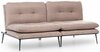 Diivanvoodi Hanah Home Martin GR121, 180 x 95 x 95 cm, helepruun