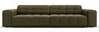 Diivan Micadoni Home Jennifer Velvet, 244 x 102 x 70 cm, roheline