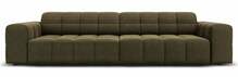Diivan Micadoni Home Jennifer Velvet, 244 x 102 x 70 cm, roheline