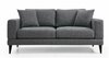 Diivan Artie Nordic 180, 180 x 90 x 85 cm, tumehall