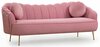 Diivan Hanah Home Istiridye, 215 x 90 x 80 cm, 3-kohaline, roosa